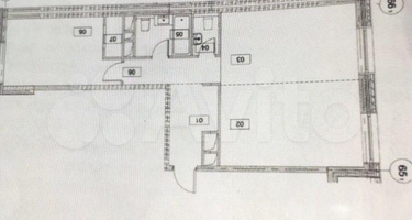 2-к. квартира, 66,7 м²