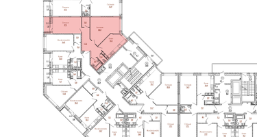 2-к. квартира, 73&nbsp;м²
