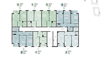 1-к. квартира, 33&nbsp;м²