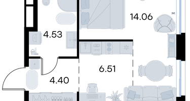 Студия, 29&nbsp;м²