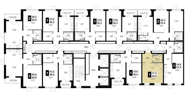 Студия, 25&nbsp;м²