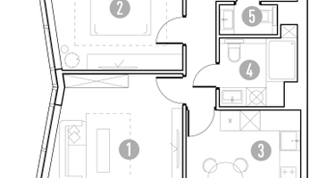 2-к. квартира, 53&nbsp;м²