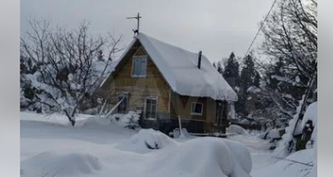 Двухэтажная дача, 56 м²