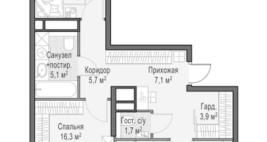 3-к. квартира, 75 м²