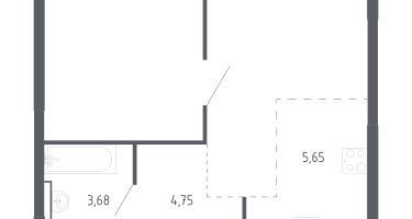 Студия, 36&nbsp;м²