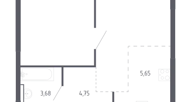 Студия, 36&nbsp;м²