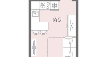 Студия, 20 м²