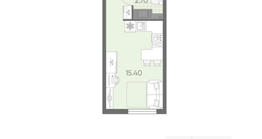 Студия, 21&nbsp;м²