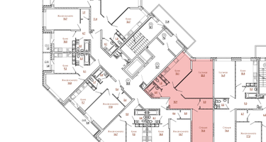 2-к. квартира, 73&nbsp;м²