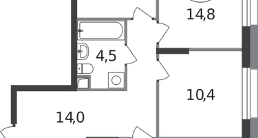 3-к. квартира, 78&nbsp;м²