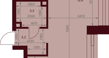 1-к. квартира, 32&nbsp;м²