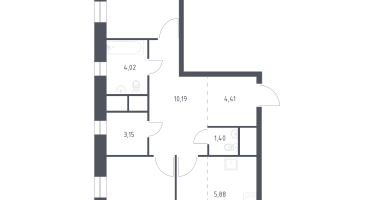 Студия, 68&nbsp;м²