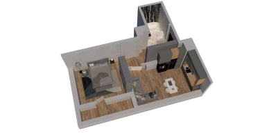 1-к. квартира, 35&nbsp;м²