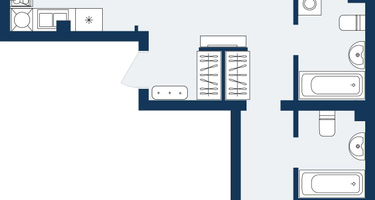 3-к. квартира, 77&nbsp;м²