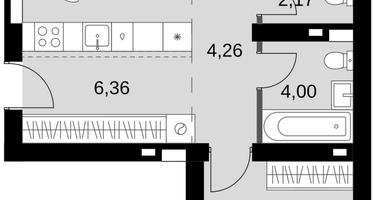 3-к. квартира, 59&nbsp;м²