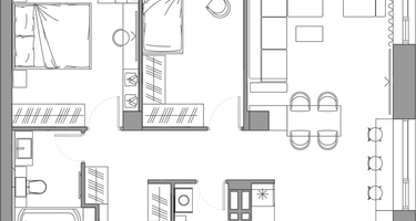 2-к. квартира, 71 м²