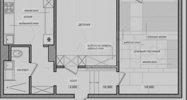 2-к. квартира, 53&nbsp;м²