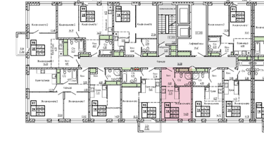 1-к. квартира, 28 м²