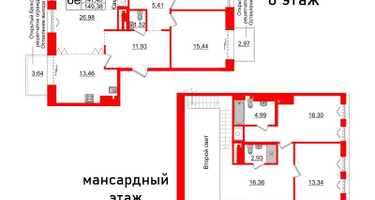 5-к. квартира, 150 м²