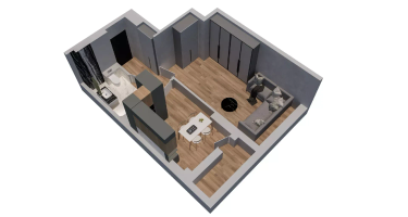 1-к. квартира, 35&nbsp;м²