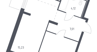 Студия, 41&nbsp;м²