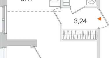 Студия, 27&nbsp;м²