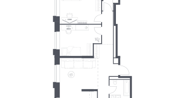 Студия, 98&nbsp;м²