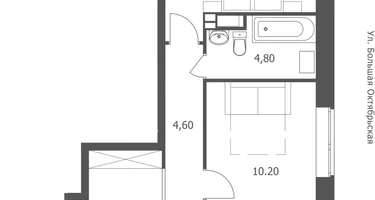 2-к. квартира, 56&nbsp;м²