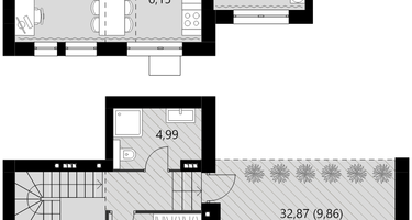 2-к. квартира, 88&nbsp;м²