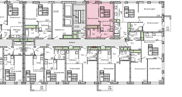 1-к. квартира, 38&nbsp;м²