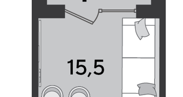 Студия, 22&nbsp;м²