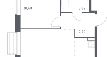 Студия, 36&nbsp;м²