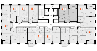 2-к. квартира, 49 м²