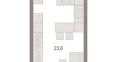 1-к. квартира, 31 м²