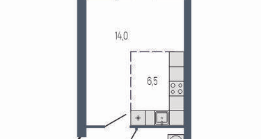 Студия, 30 м²