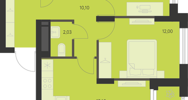 2-к. квартира, 60&nbsp;м²
