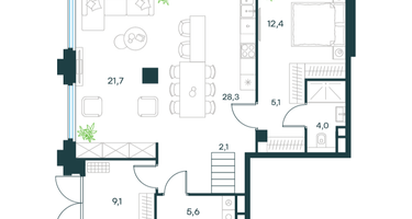 5-к. квартира, 185&nbsp;м²