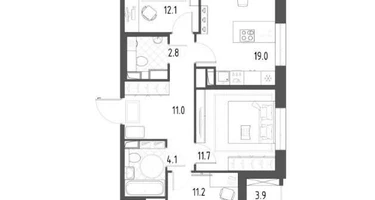 3-к. квартира, 73,9&nbsp;м²