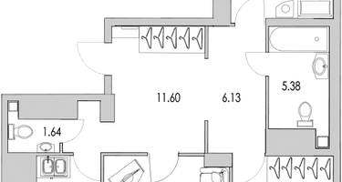3-к. квартира, 92&nbsp;м²