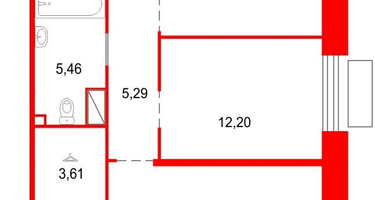 3-к. квартира, 94 м²