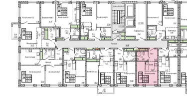 1-к. квартира, 28 м²