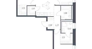 3-к. квартира, 76&nbsp;м²