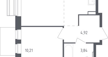 Студия, 33&nbsp;м²
