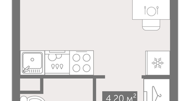 Студия, 24&nbsp;м²