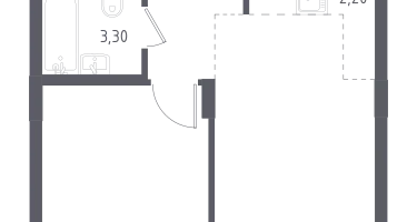 Студия, 33&nbsp;м²