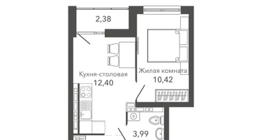 1-к. квартира, 33&nbsp;м²