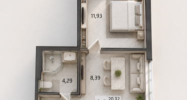 2-к. квартира, 35&nbsp;м²