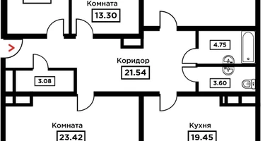 4-к. квартира, 135&nbsp;м²