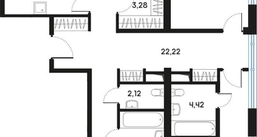 4-к. квартира, 112&nbsp;м²