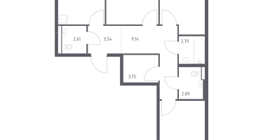 3-к. квартира, 78&nbsp;м²
